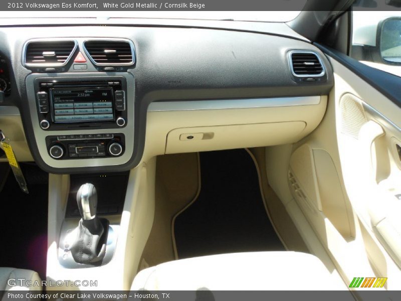 White Gold Metallic / Cornsilk Beige 2012 Volkswagen Eos Komfort