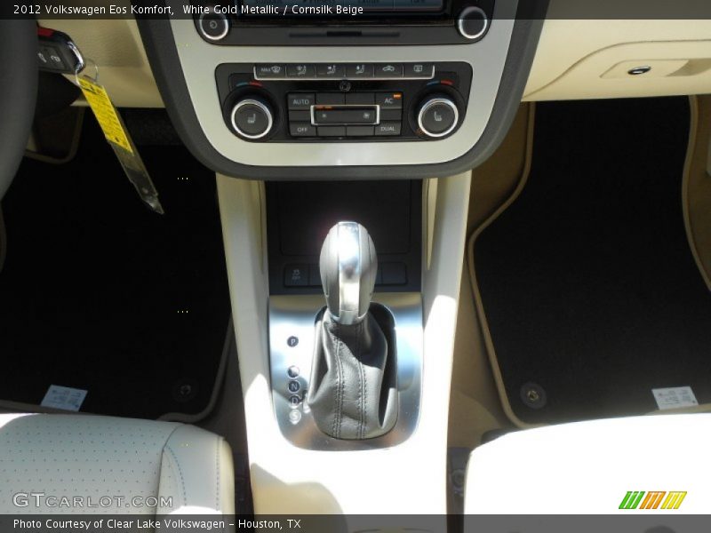 White Gold Metallic / Cornsilk Beige 2012 Volkswagen Eos Komfort