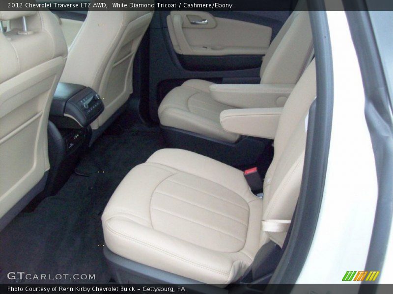 Rear Seat of 2012 Traverse LTZ AWD