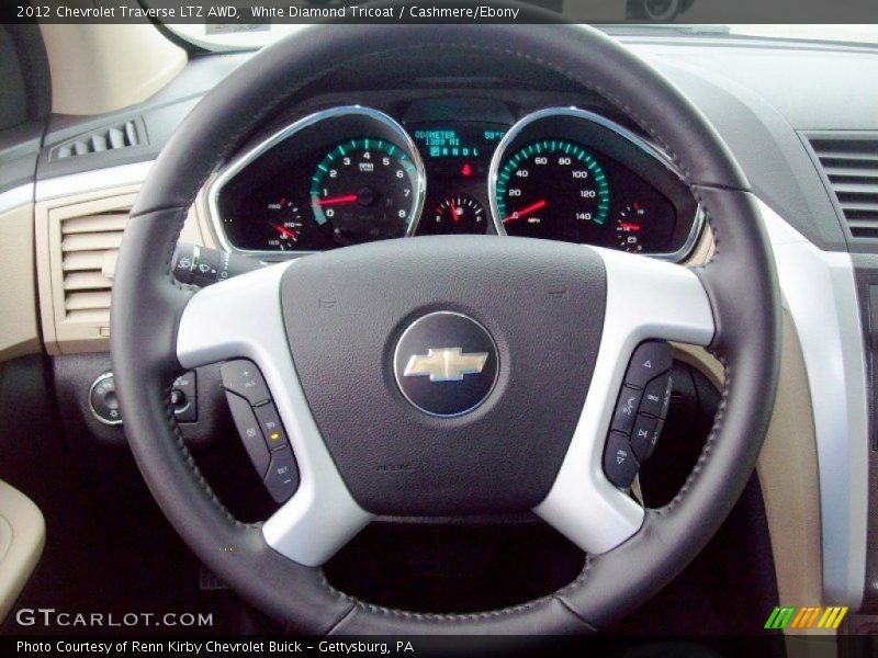  2012 Traverse LTZ AWD Steering Wheel