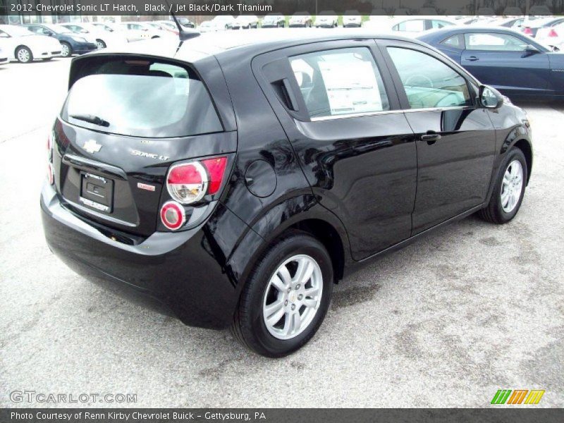 Black / Jet Black/Dark Titanium 2012 Chevrolet Sonic LT Hatch
