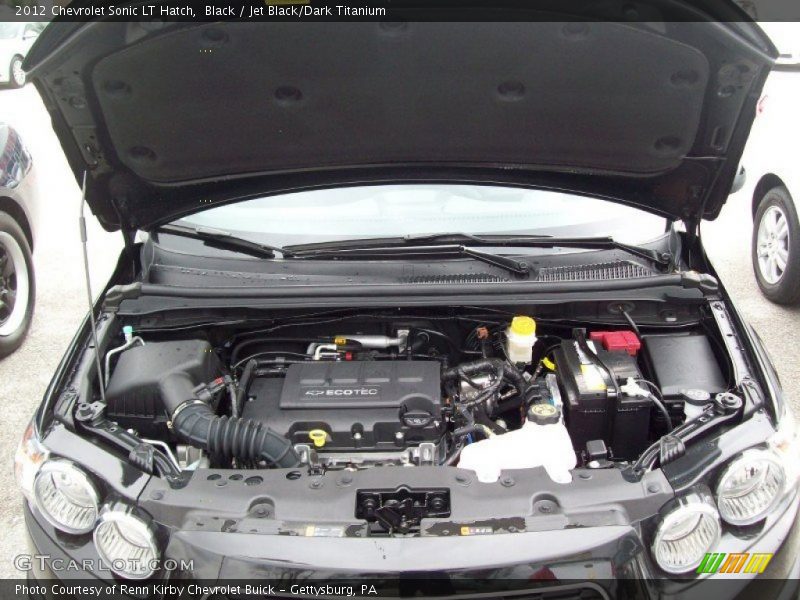 Black / Jet Black/Dark Titanium 2012 Chevrolet Sonic LT Hatch
