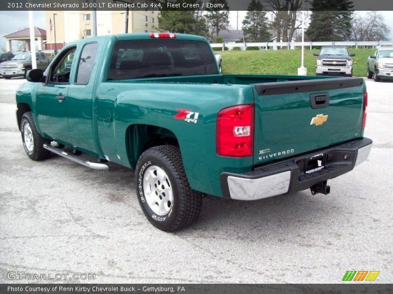 Fleet Green / Ebony 2012 Chevrolet Silverado 1500 LT Extended Cab 4x4