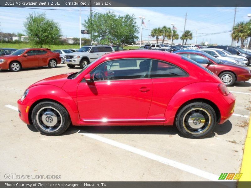 Tornado Red / Titan Black 2012 Volkswagen Beetle 2.5L
