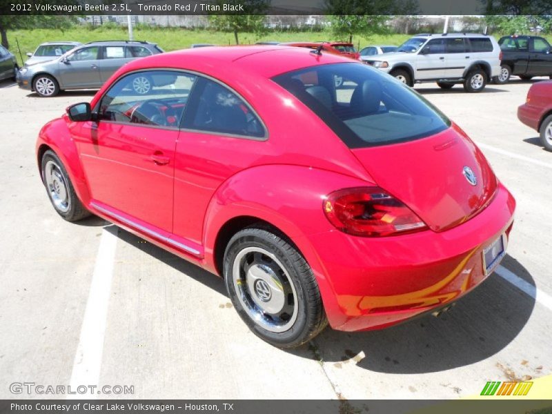 Tornado Red / Titan Black 2012 Volkswagen Beetle 2.5L