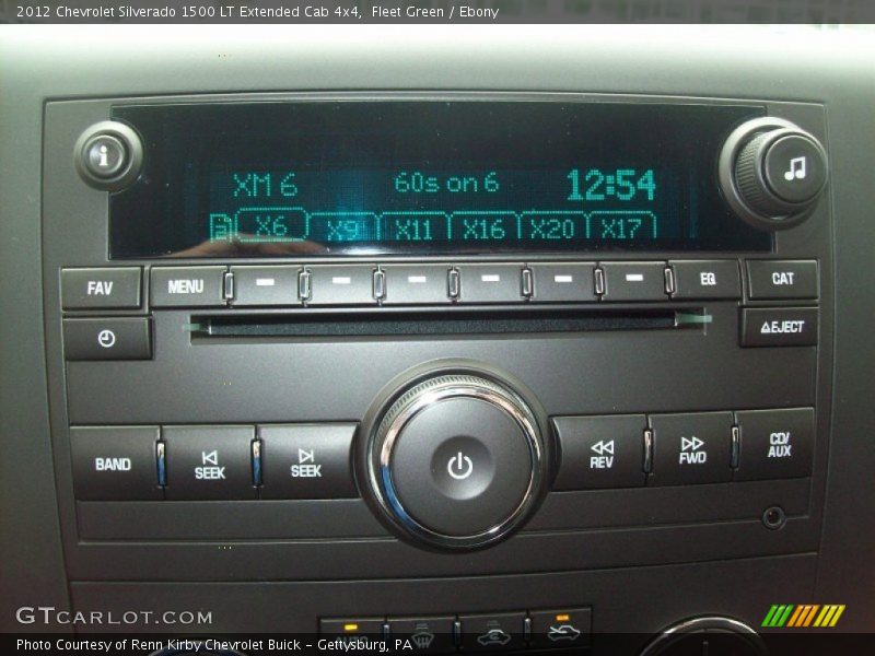 Audio System of 2012 Silverado 1500 LT Extended Cab 4x4
