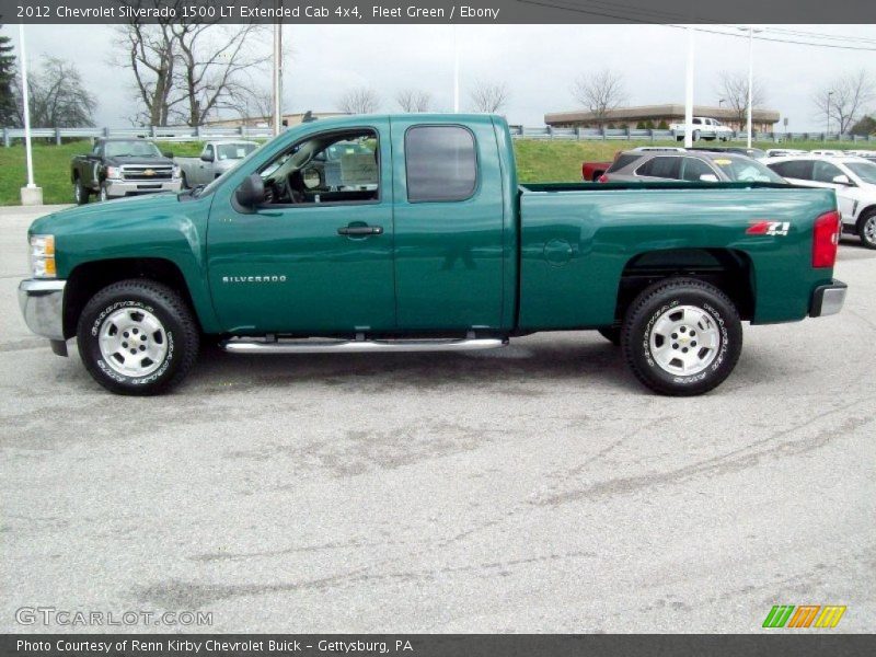  2012 Silverado 1500 LT Extended Cab 4x4 Fleet Green