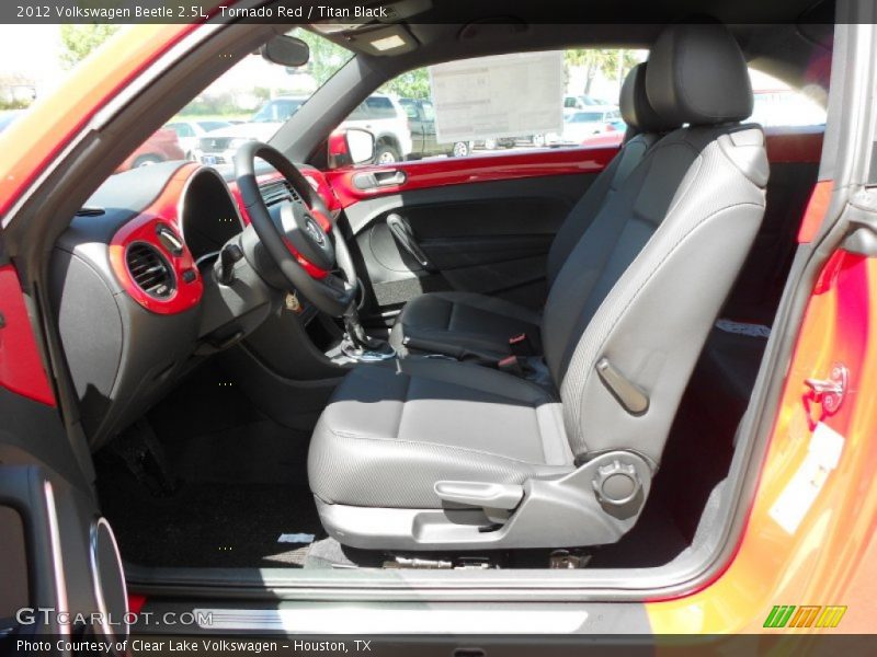 Tornado Red / Titan Black 2012 Volkswagen Beetle 2.5L