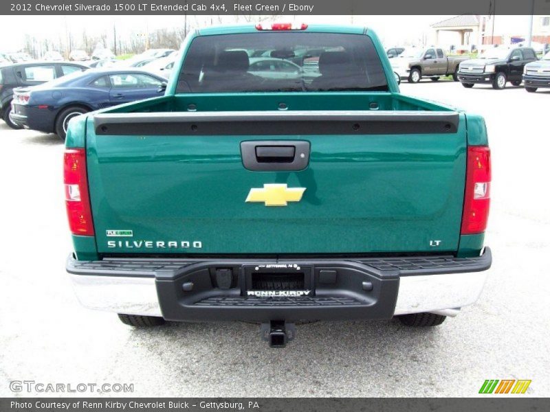 Fleet Green / Ebony 2012 Chevrolet Silverado 1500 LT Extended Cab 4x4