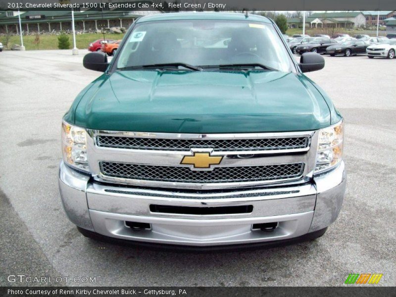 Fleet Green / Ebony 2012 Chevrolet Silverado 1500 LT Extended Cab 4x4