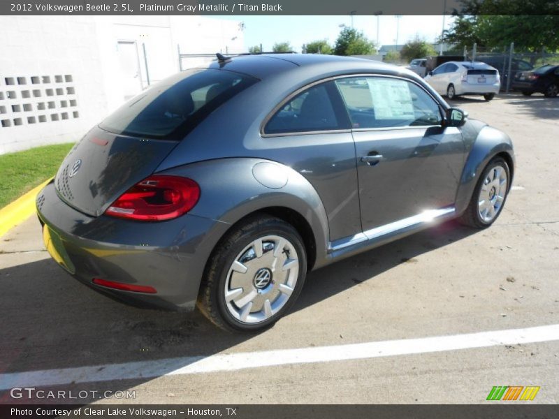 Platinum Gray Metallic / Titan Black 2012 Volkswagen Beetle 2.5L