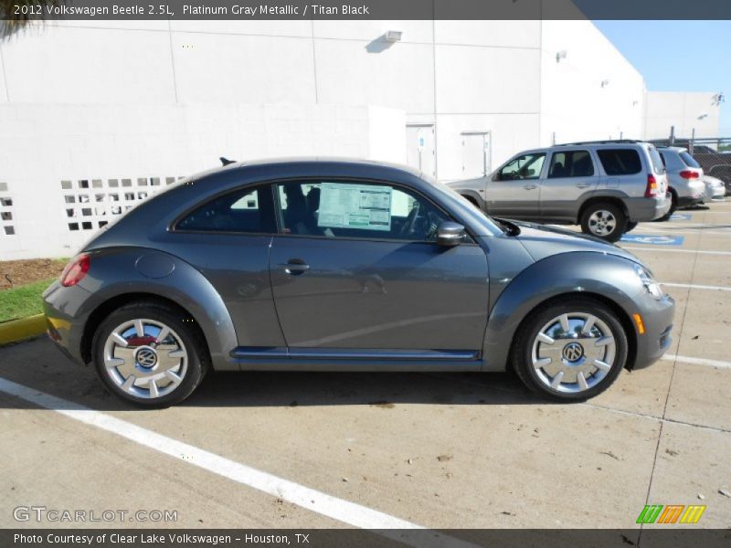 Platinum Gray Metallic / Titan Black 2012 Volkswagen Beetle 2.5L