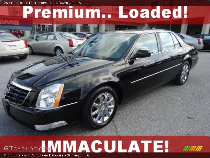 Black Raven / Ebony 2011 Cadillac DTS Premium