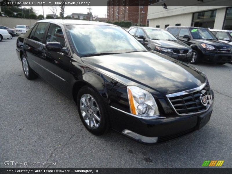 Black Raven / Ebony 2011 Cadillac DTS Premium