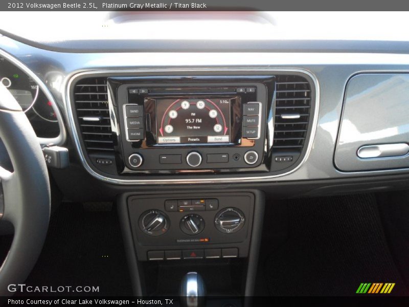 Platinum Gray Metallic / Titan Black 2012 Volkswagen Beetle 2.5L