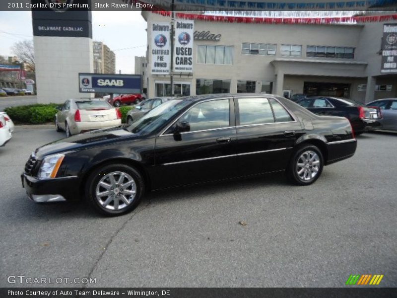 Black Raven / Ebony 2011 Cadillac DTS Premium