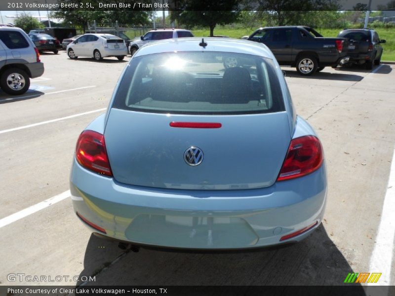 Denim Blue / Titan Black 2012 Volkswagen Beetle 2.5L