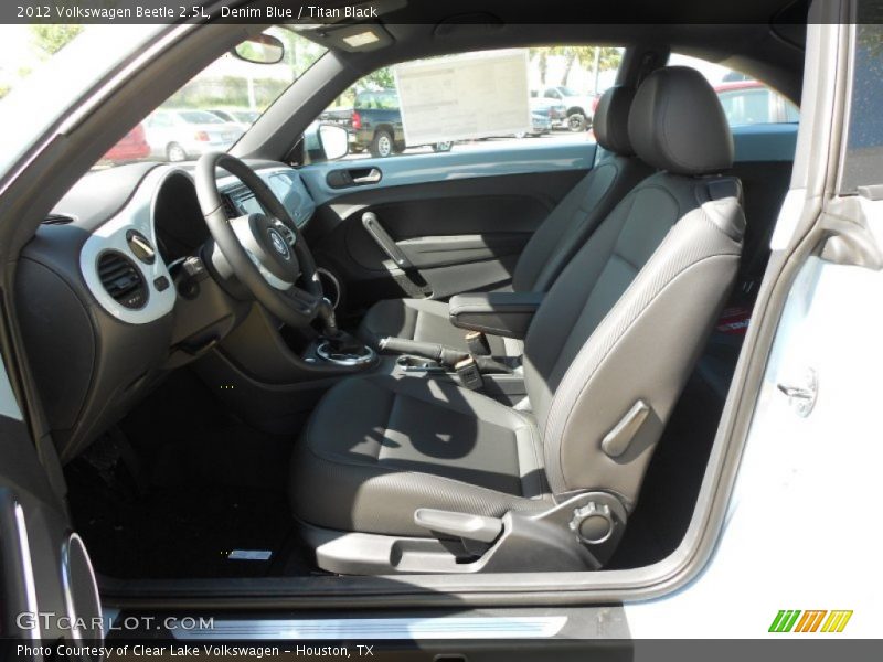 Denim Blue / Titan Black 2012 Volkswagen Beetle 2.5L