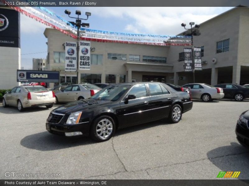 Black Raven / Ebony 2011 Cadillac DTS Premium