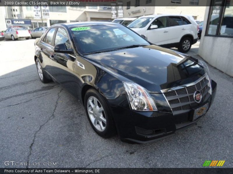 Black Ice / Ebony 2009 Cadillac CTS Sedan