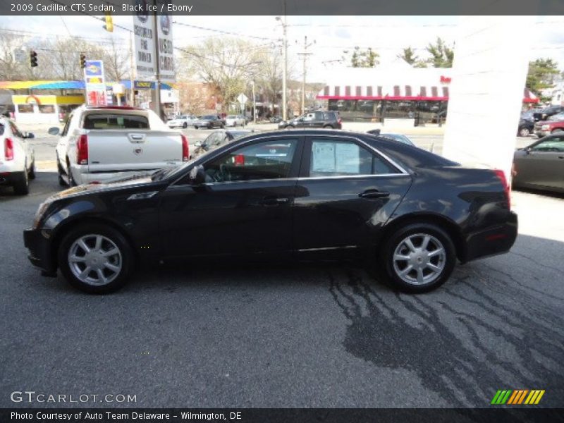 Black Ice / Ebony 2009 Cadillac CTS Sedan
