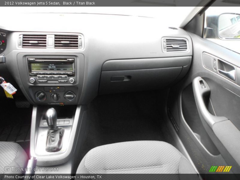Black / Titan Black 2012 Volkswagen Jetta S Sedan