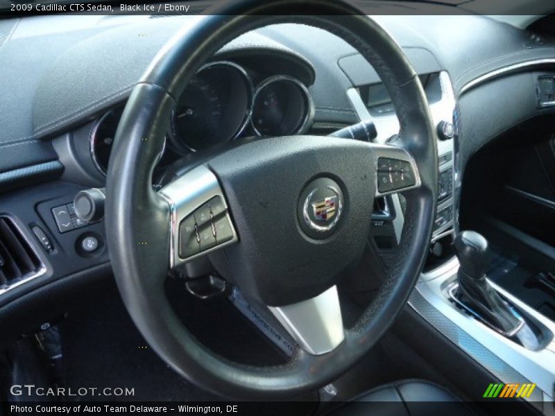 Black Ice / Ebony 2009 Cadillac CTS Sedan