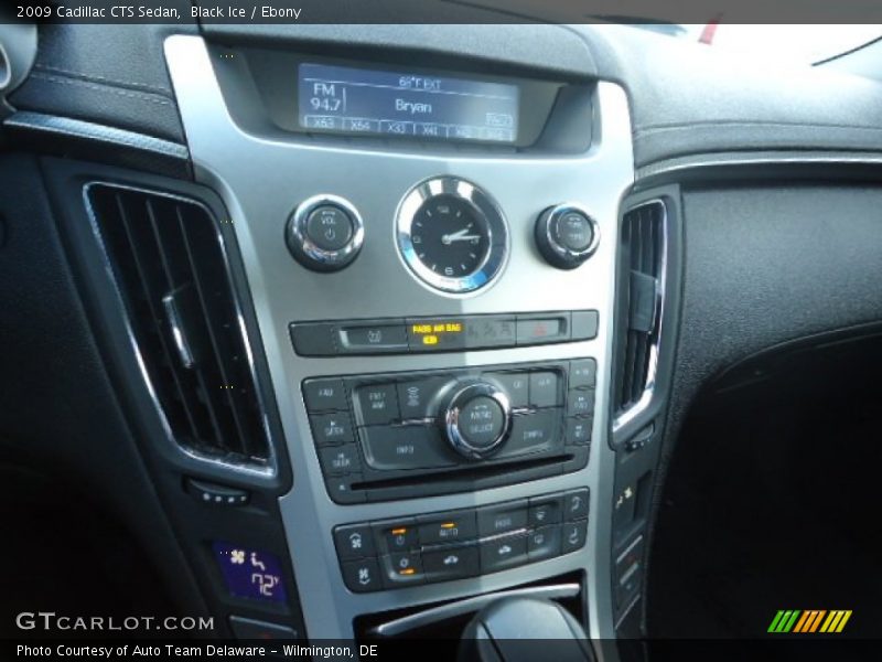 Black Ice / Ebony 2009 Cadillac CTS Sedan