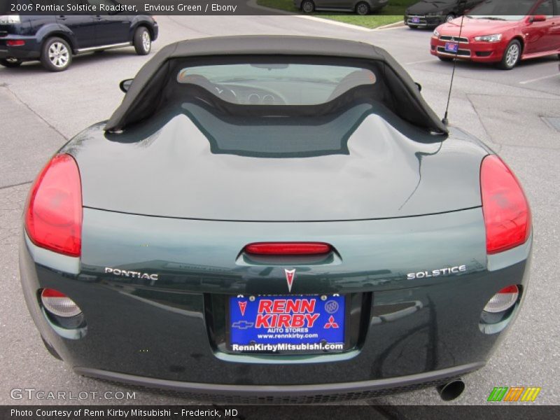 Envious Green / Ebony 2006 Pontiac Solstice Roadster