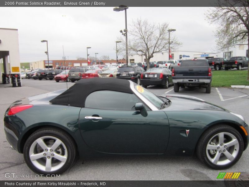 Envious Green / Ebony 2006 Pontiac Solstice Roadster