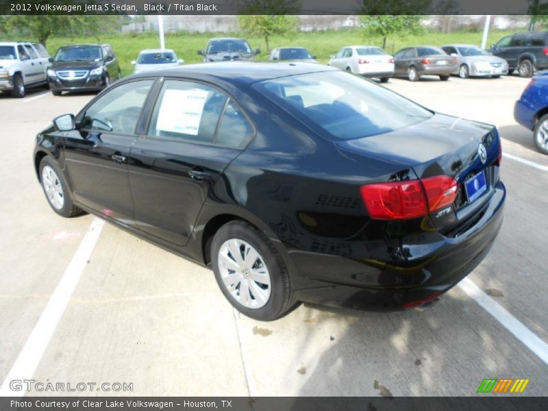 Black / Titan Black 2012 Volkswagen Jetta S Sedan