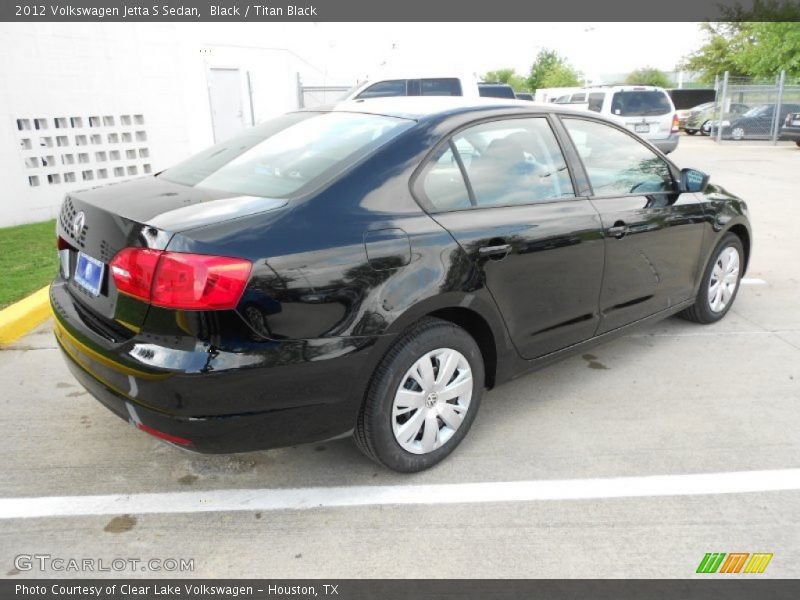 Black / Titan Black 2012 Volkswagen Jetta S Sedan