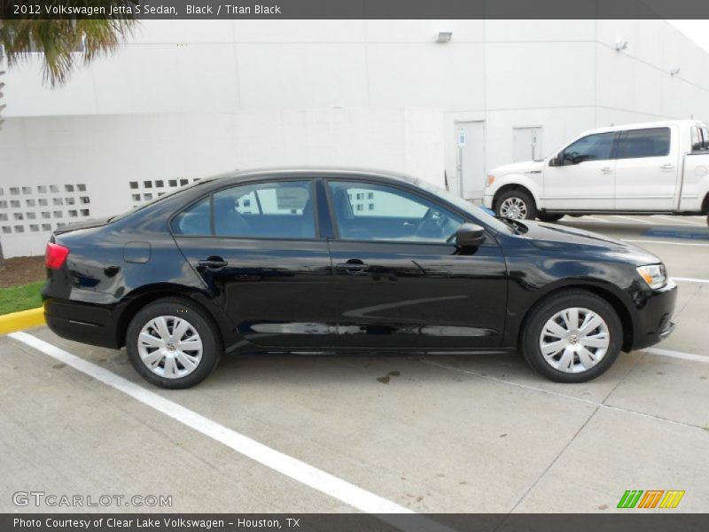 Black / Titan Black 2012 Volkswagen Jetta S Sedan