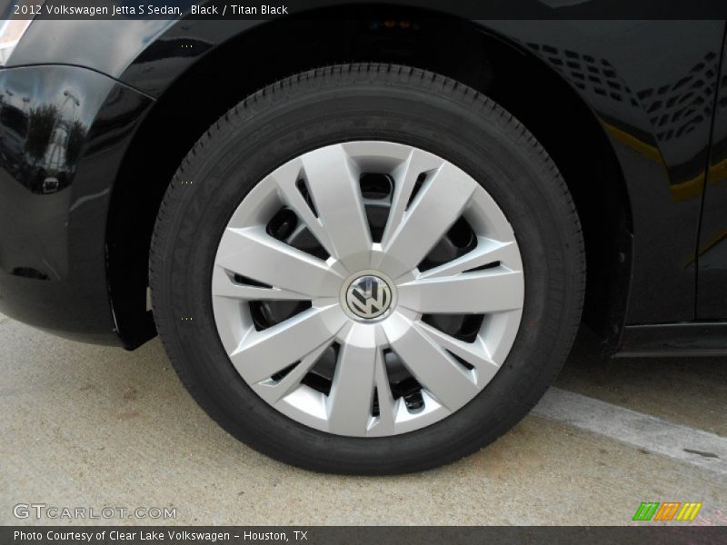 Black / Titan Black 2012 Volkswagen Jetta S Sedan