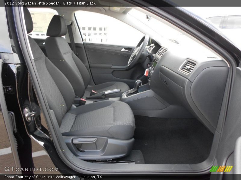 Black / Titan Black 2012 Volkswagen Jetta S Sedan