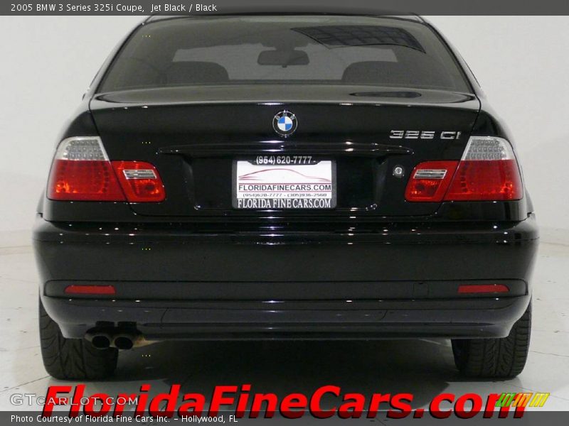 Jet Black / Black 2005 BMW 3 Series 325i Coupe