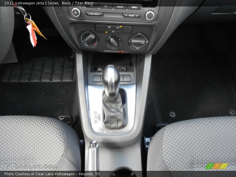 Black / Titan Black 2012 Volkswagen Jetta S Sedan