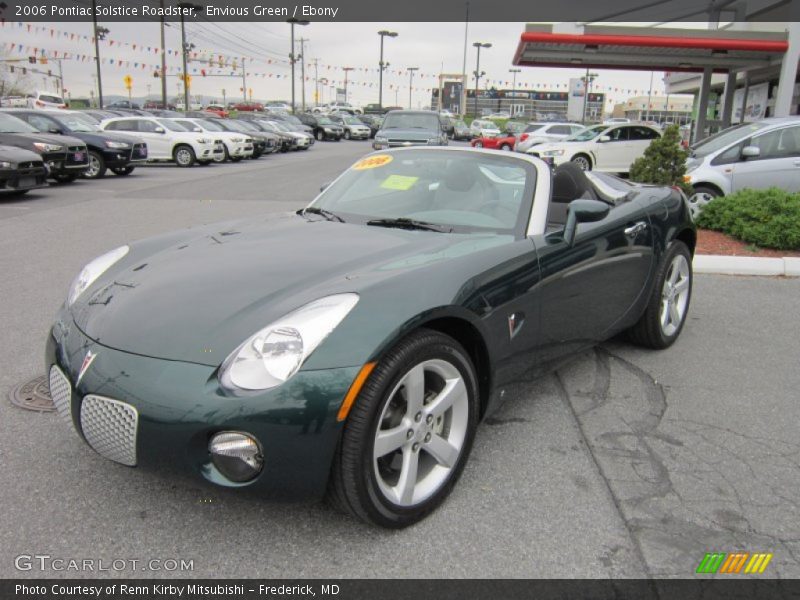 Envious Green / Ebony 2006 Pontiac Solstice Roadster