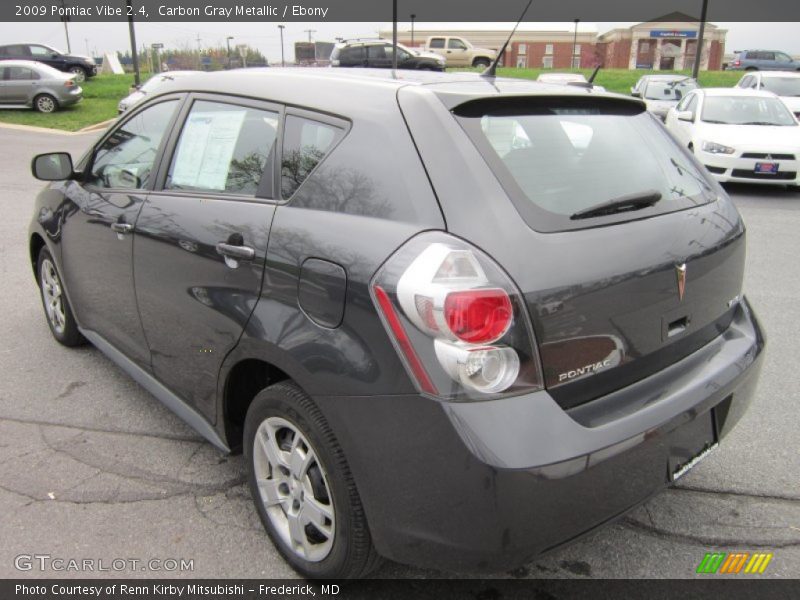 Carbon Gray Metallic / Ebony 2009 Pontiac Vibe 2.4