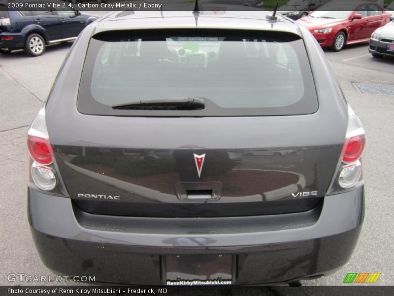 Carbon Gray Metallic / Ebony 2009 Pontiac Vibe 2.4