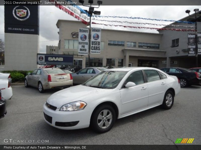 Summit White / Ebony 2011 Chevrolet Impala LT