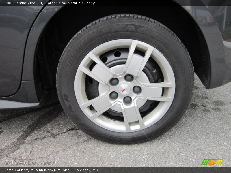 Carbon Gray Metallic / Ebony 2009 Pontiac Vibe 2.4