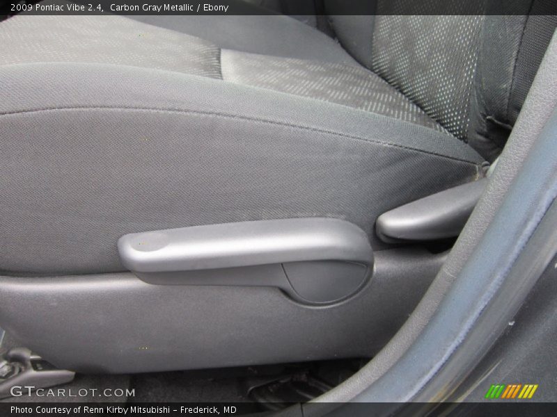 Carbon Gray Metallic / Ebony 2009 Pontiac Vibe 2.4