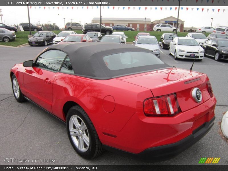  2010 Mustang V6 Convertible Torch Red