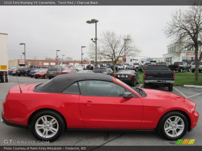  2010 Mustang V6 Convertible Torch Red