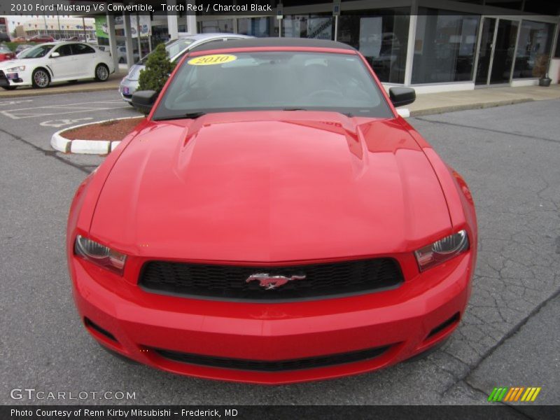  2010 Mustang V6 Convertible Torch Red
