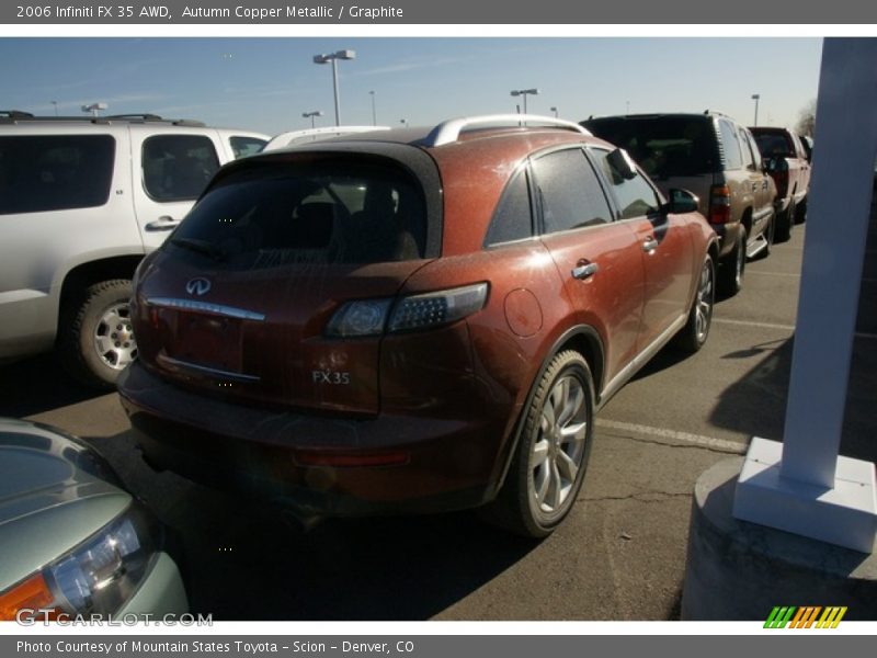 Autumn Copper Metallic / Graphite 2006 Infiniti FX 35 AWD