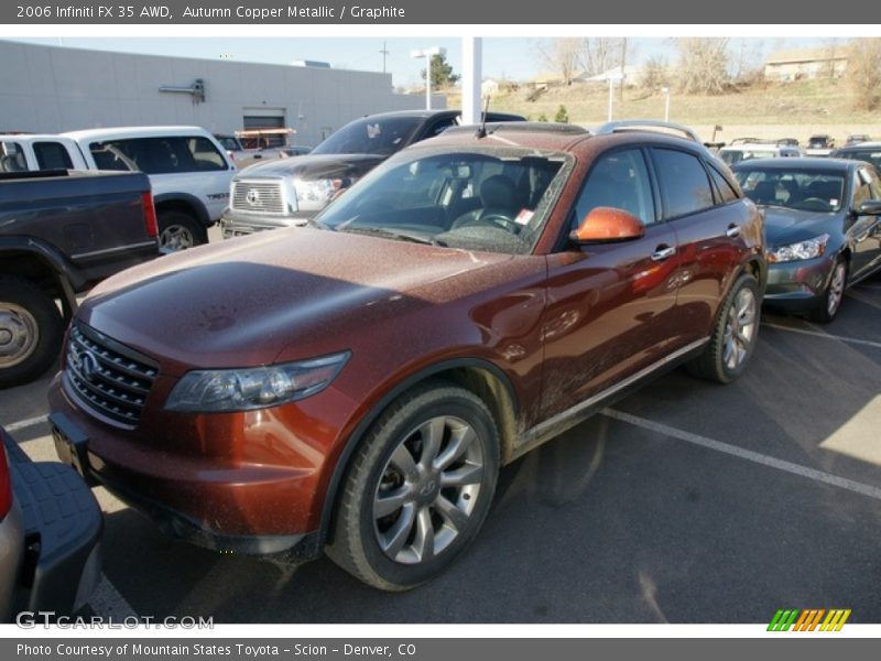 Autumn Copper Metallic / Graphite 2006 Infiniti FX 35 AWD