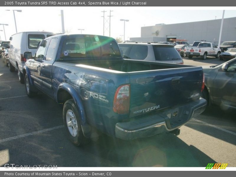 Spectra Blue Mica / Light Charcoal 2005 Toyota Tundra SR5 TRD Access Cab 4x4