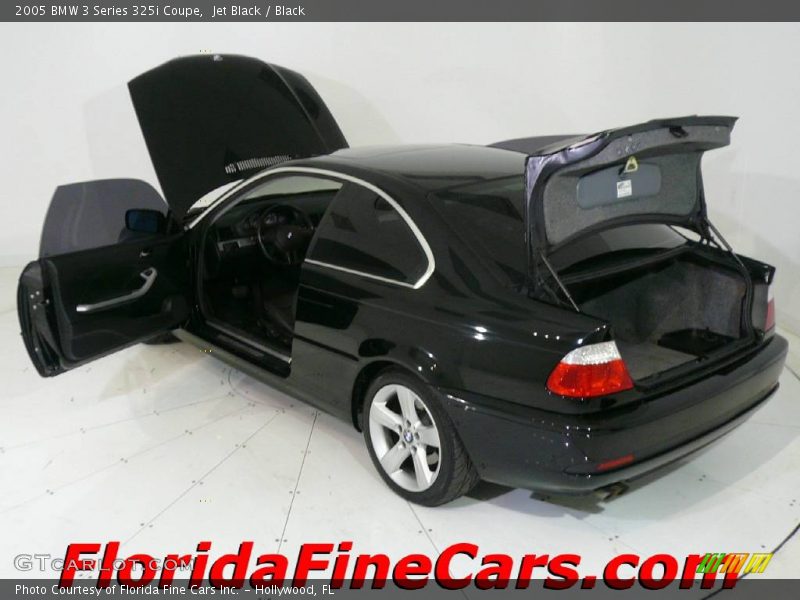 Jet Black / Black 2005 BMW 3 Series 325i Coupe